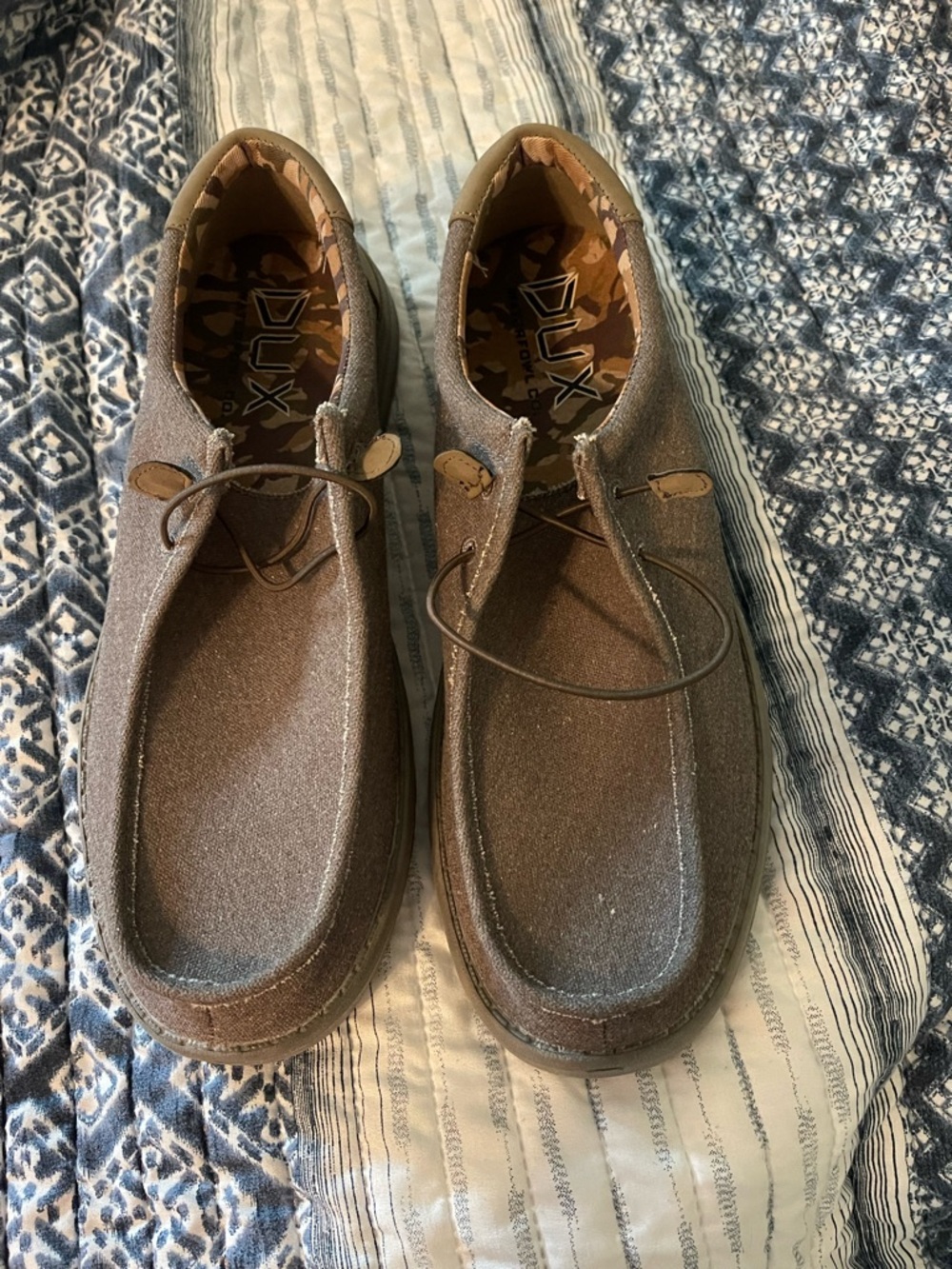 Hey Dude Men’s Brown Chukka-Style Lace Shoes